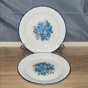 Corelle by Corning - BLUE VELVET - Set of 2 - 7 1/4" SALAD PLATES